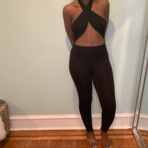 Criss Cross Jumpsuit - Picture 2 of 3